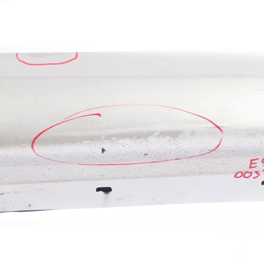 Sill Strip Side Skirt Right O/S Titan Silver - 354 to BMW 3 E90 E91 LCI M Sport with Part number 0037230 BMW 3 E90 E91 LCI M Sport Sill Strip Side Skirt Right O/S Titan Silver - 354 - SKU 0037230-TS - Part number 0037230