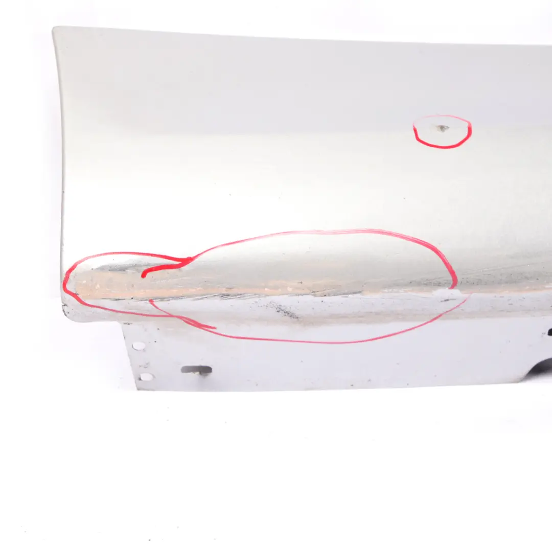 Sill Strip Side Skirt Right O/S Titan Silver - 354 to BMW 3 E90 E91 LCI M Sport with Part number 0037230 BMW 3 E90 E91 LCI M Sport Sill Strip Side Skirt Right O/S Titan Silver - 354 - SKU 0037230-TS - Part number 0037230