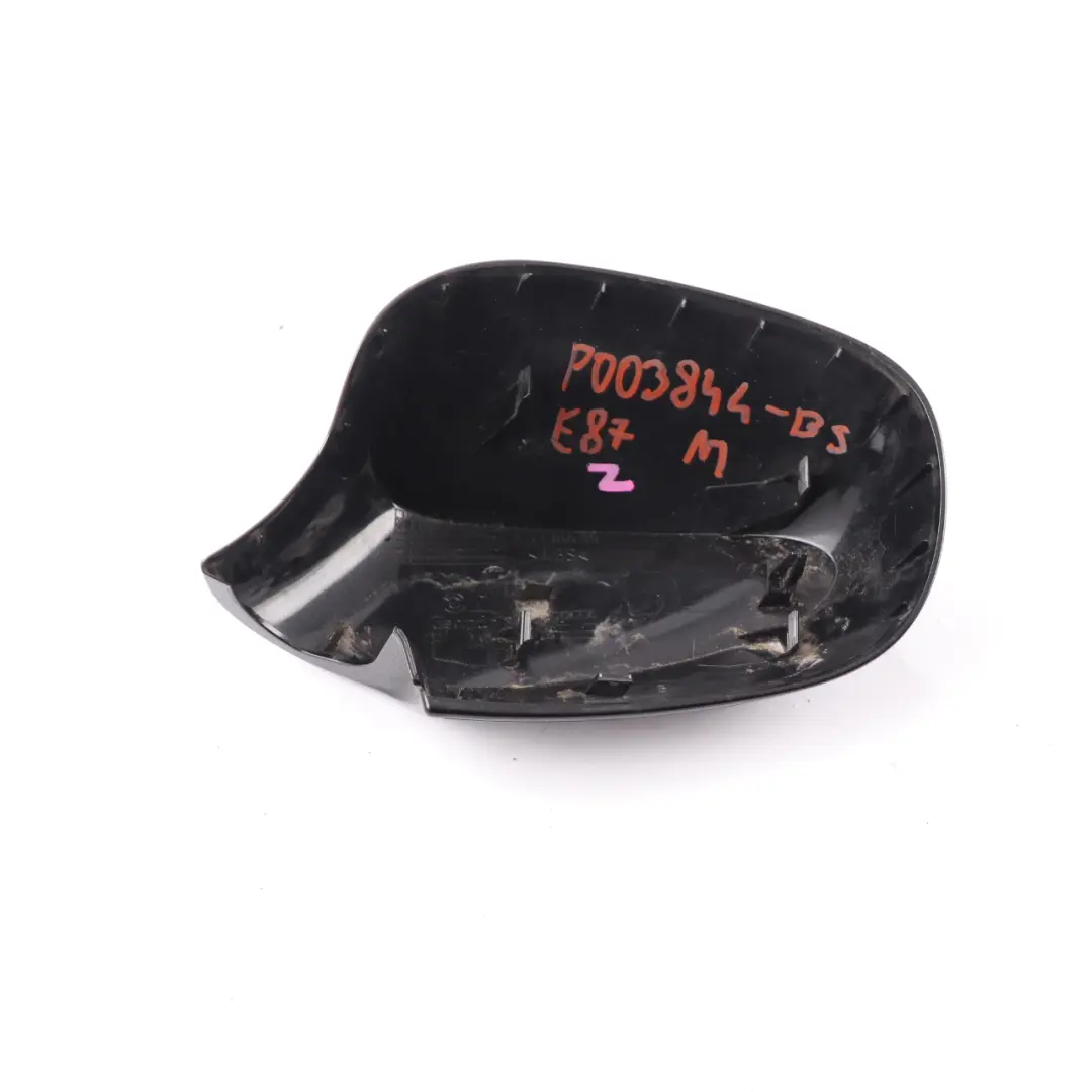 Wing Mirror Cover BMW E81 E87 LCI Right O/S Casing Cap Black Sapphire - 475 to with Part number 0038344 Wing Mirror Cover BMW E81 E87 LCI Right O/S Casing Cap Black Sapphire - 475 - SKU 0038344-BS - Part number 0038344
