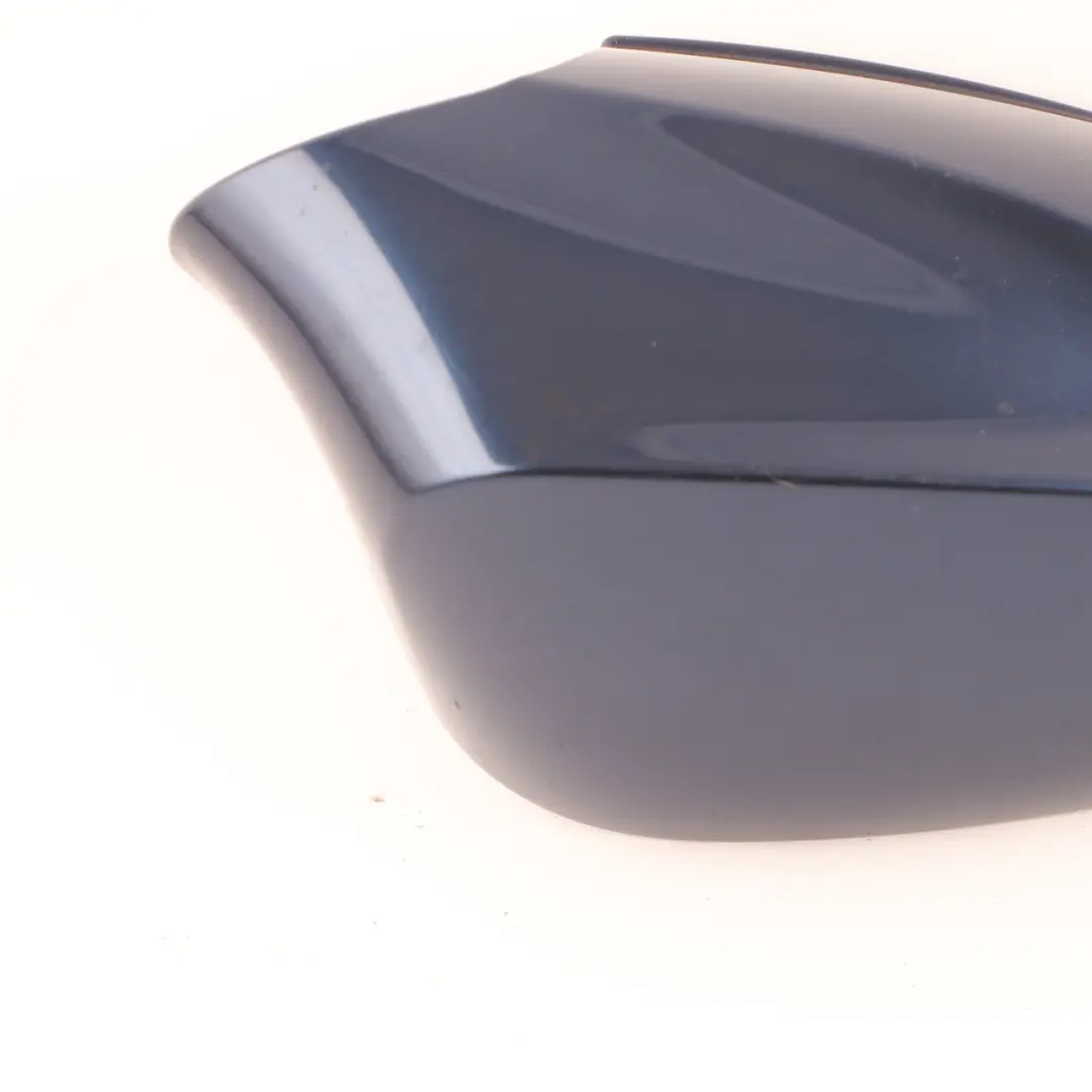 Right O/S Cover Casing Wing Cap Mirror Tiefseeblau Blue to BMW E81 E87 LCI with Part number 0038344 BMW E81 E87 LCI Right O/S Cover Casing Wing Cap Mirror Tiefseeblau Blue - SKU 0038344-DSB - Part number 0038344