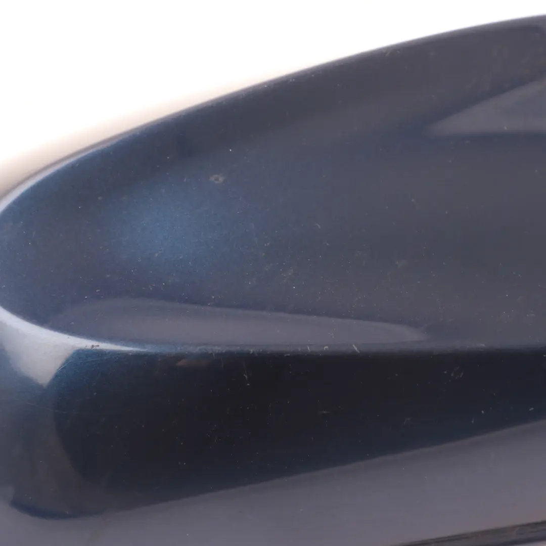 Right O/S Cover Casing Wing Cap Mirror Tiefseeblau Blue to BMW E81 E87 LCI with Part number 0038344 BMW E81 E87 LCI Right O/S Cover Casing Wing Cap Mirror Tiefseeblau Blue - SKU 0038344-DSB - Part number 0038344