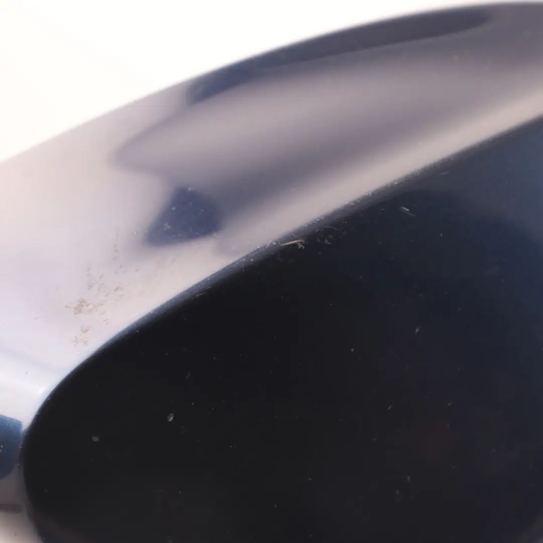 Right O/S Cover Casing Wing Cap Mirror Tiefseeblau Blue to BMW E81 E87 LCI with Part number 0038344 BMW E81 E87 LCI Right O/S Cover Casing Wing Cap Mirror Tiefseeblau Blue - SKU 0038344-DSB - Part number 0038344