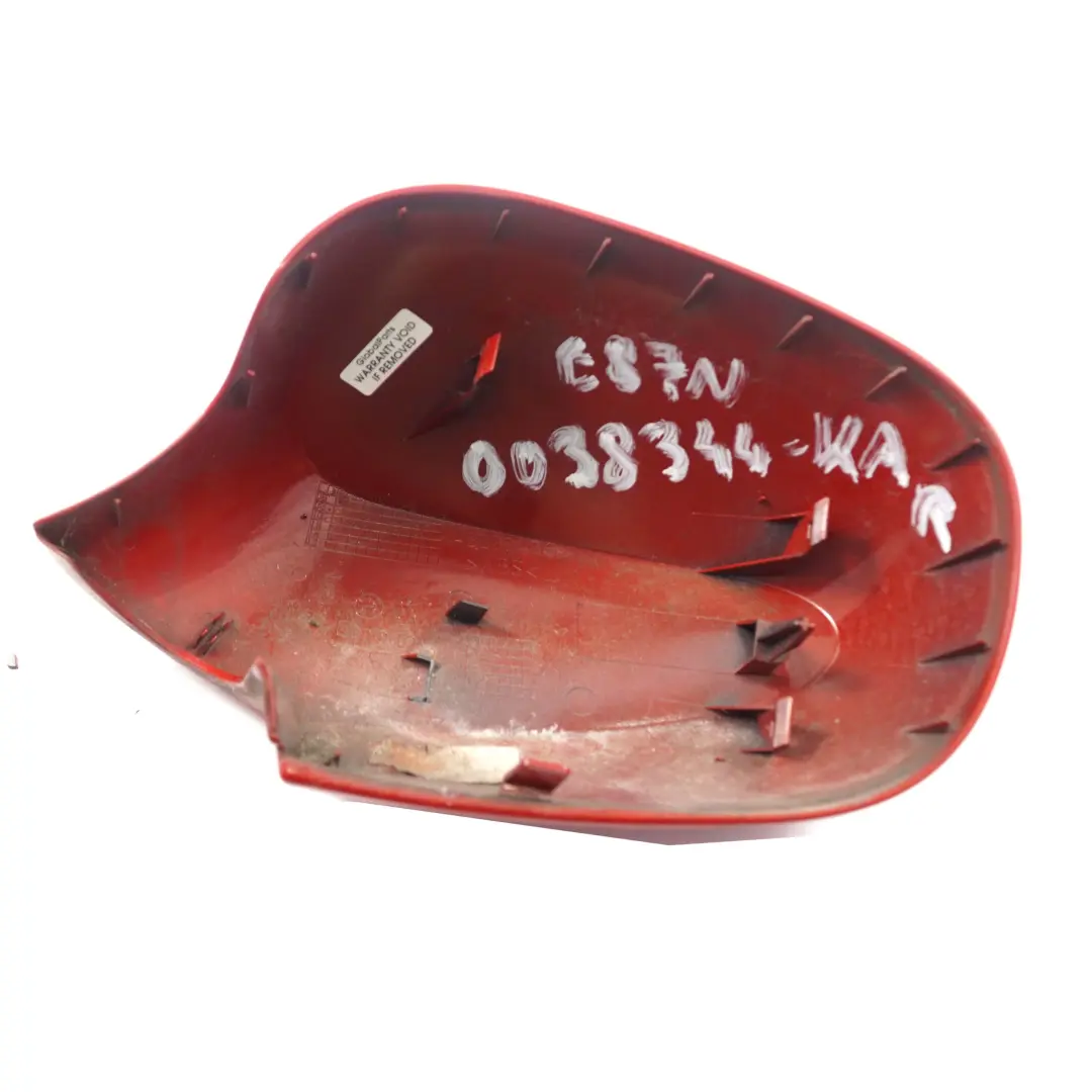 BMW E81 E87 LCI Casing Right Wing Mirror Karmesinrot Crimson Red A61 - SKU 0038344-KAR - Numéro de pièce 0038344