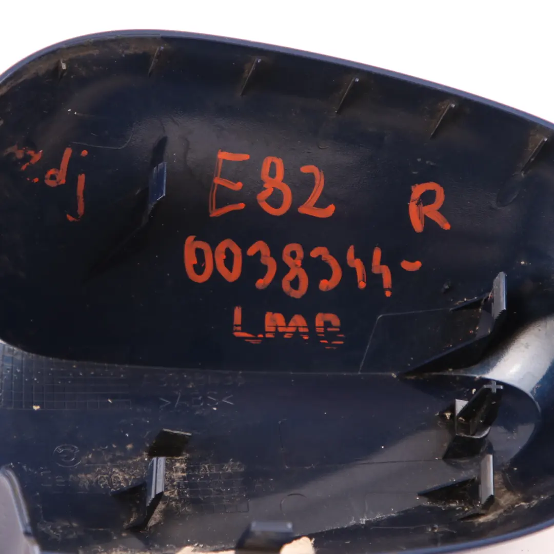 Cover Wing Mirror BMW E81 E87 LCI Right O/S Casing Le Mans Blau Blue 381 - SKU 0038344-LMB - Part number 0038344