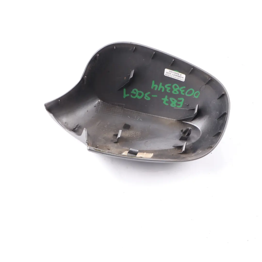 Copertura specchietto retrovisore BMW E81 E87 Destra Involucro Spacegrau Grigio per con numero di parte 0038344 Copertura specchietto retrovisore BMW E81 E87 Destra Involucro Spacegrau Grigio - SKU 0038344-SCG1 - Numero di parte 0038344