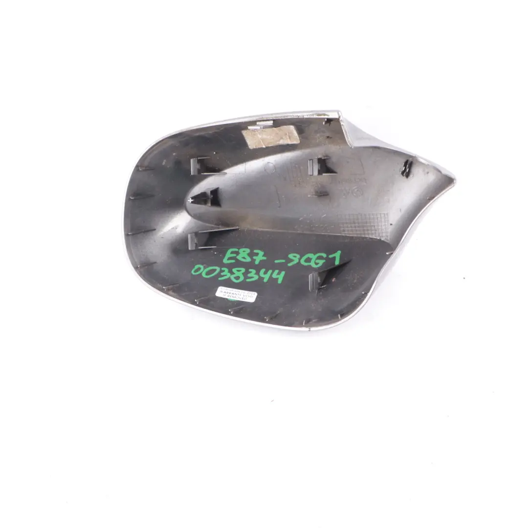 Wing Mirror Cover BMW E81 E87 LCI Right O/S Casing Spacegrau Space Grey A52 to with Part number 0038344 Wing Mirror Cover BMW E81 E87 LCI Right O/S Casing Spacegrau Space Grey A52 - SKU 0038344-SCG1 - Part number 0038344