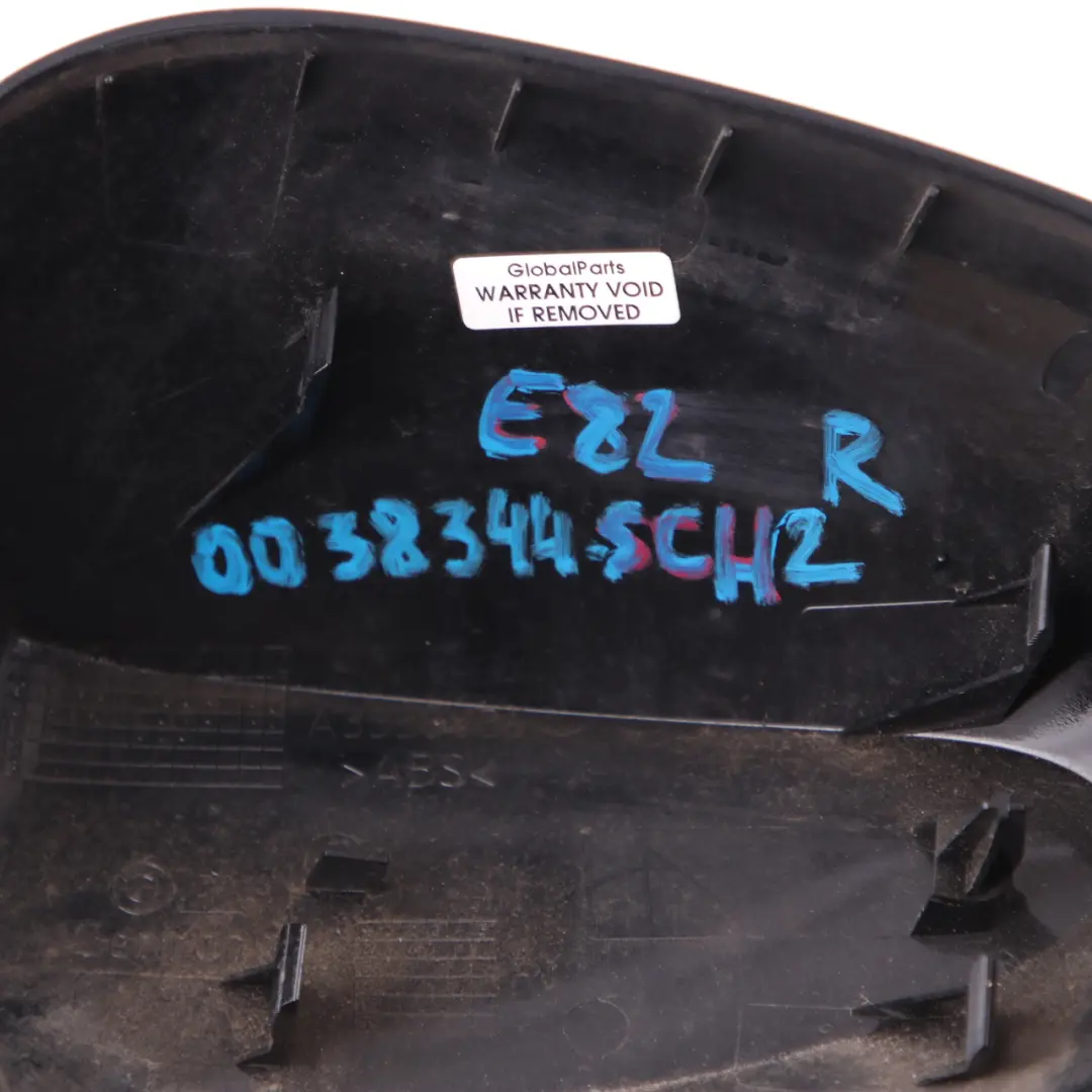 Cover Wing Mirror BMW E81 E87 LCI 1 Right O/S Casing Cap Schwarz 2 Black 668 - SKU 0038344-SCH2 - Part number 0038344