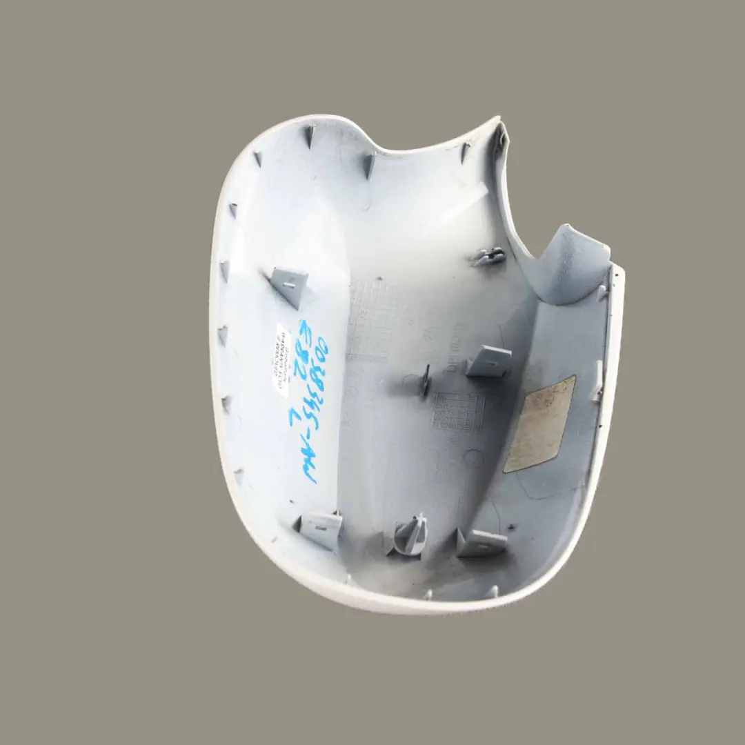 Wing Mirror BMW E81 E82 E87N Cap Casing Left Alpinweiss 3 White to Cover with Part number 0038345 Cover Wing Mirror BMW E81 E82 E87N Cap Casing Left Alpinweiss 3 White - SKU 0038345-AW - Part number 0038345