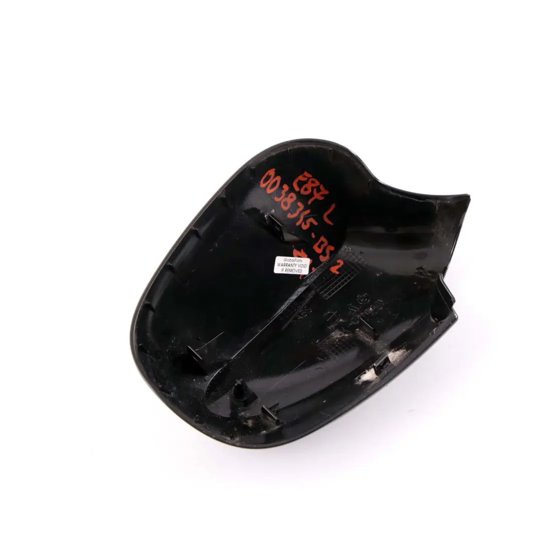 Wing Mirror BMW E81 E82 E87N LCI Cap Casing Left N/S Black Sapphire 475 to Cover with Part number 0038345 Cover Wing Mirror BMW E81 E82 E87N LCI Cap Casing Left N/S Black Sapphire 475 - SKU 0038345-BS2 - Part number 0038345