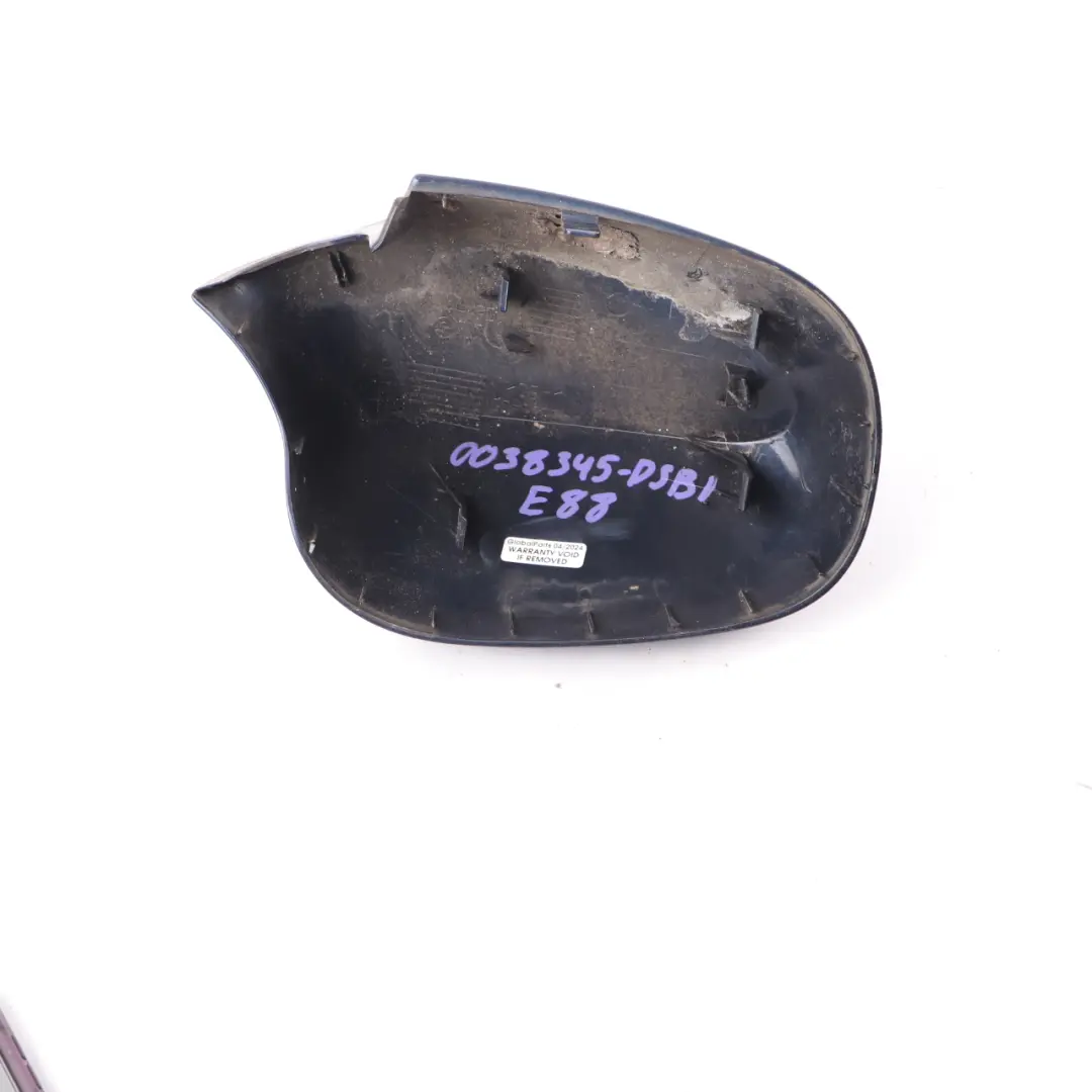  Wing Mirror Cover BMW E81 E87 LCI Cap Casing Left N/S Tiefseeblau Deep Sea Blue - SKU 0038345-DSB1 - Part number 0038345
