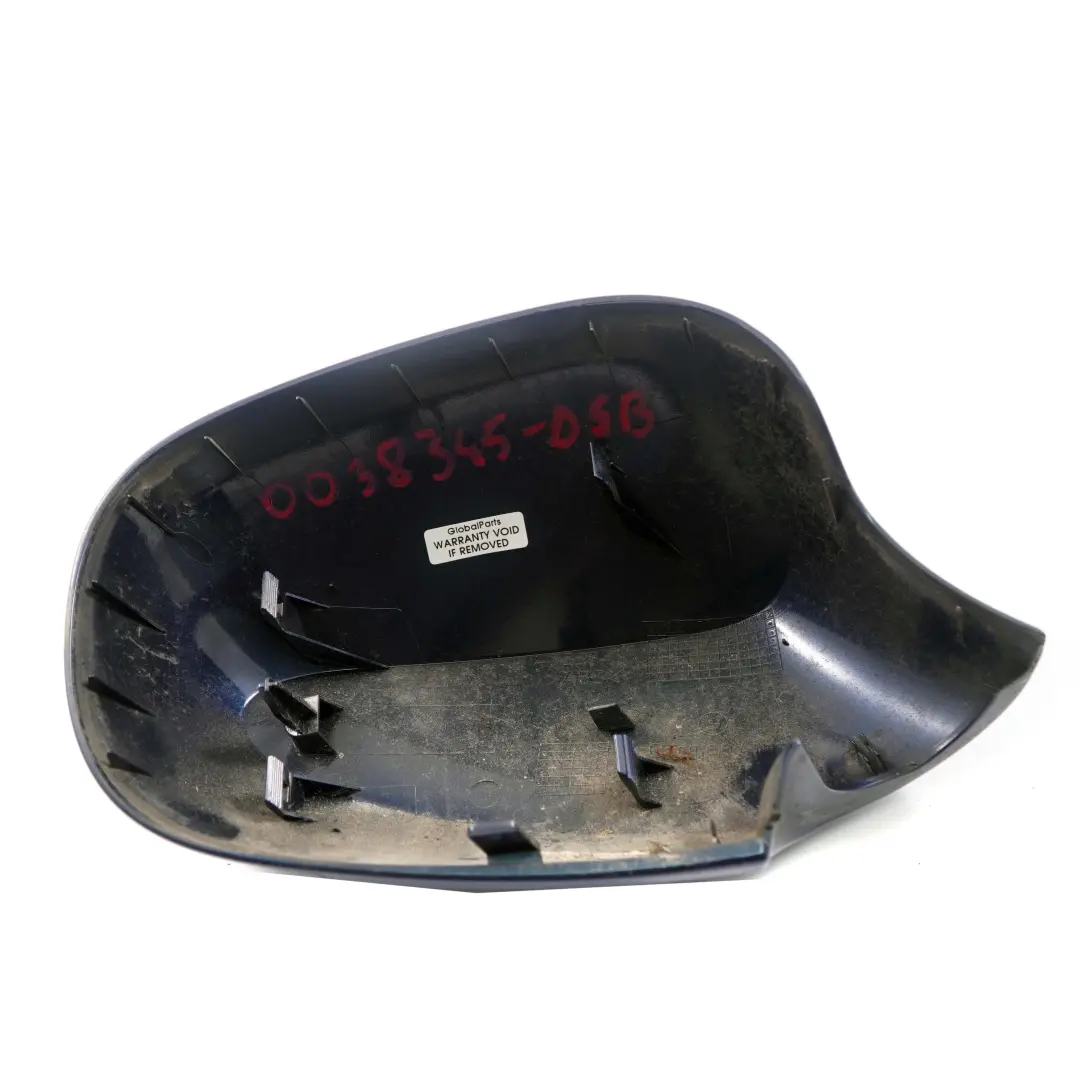  Wing Mirror Cover BMW E81 E87 LCI Cap Casing Left N/S Tiefseeblau Deep Sea Blue - SKU 0038345-DSB - Part number 0038345