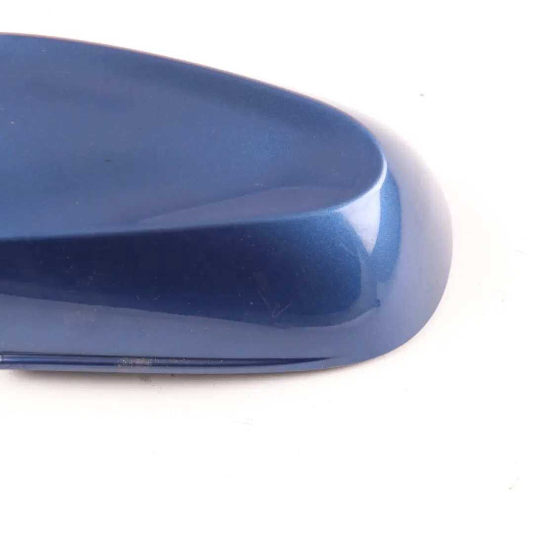 Wing Mirror Cover BMW E81 E87 LCI Cap Casing Left N/S Montegoblau Blue A51 to with Part number 0038345 Wing Mirror Cover BMW E81 E87 LCI Cap Casing Left N/S Montegoblau Blue A51 - SKU 0038345-MTB - Part number 0038345