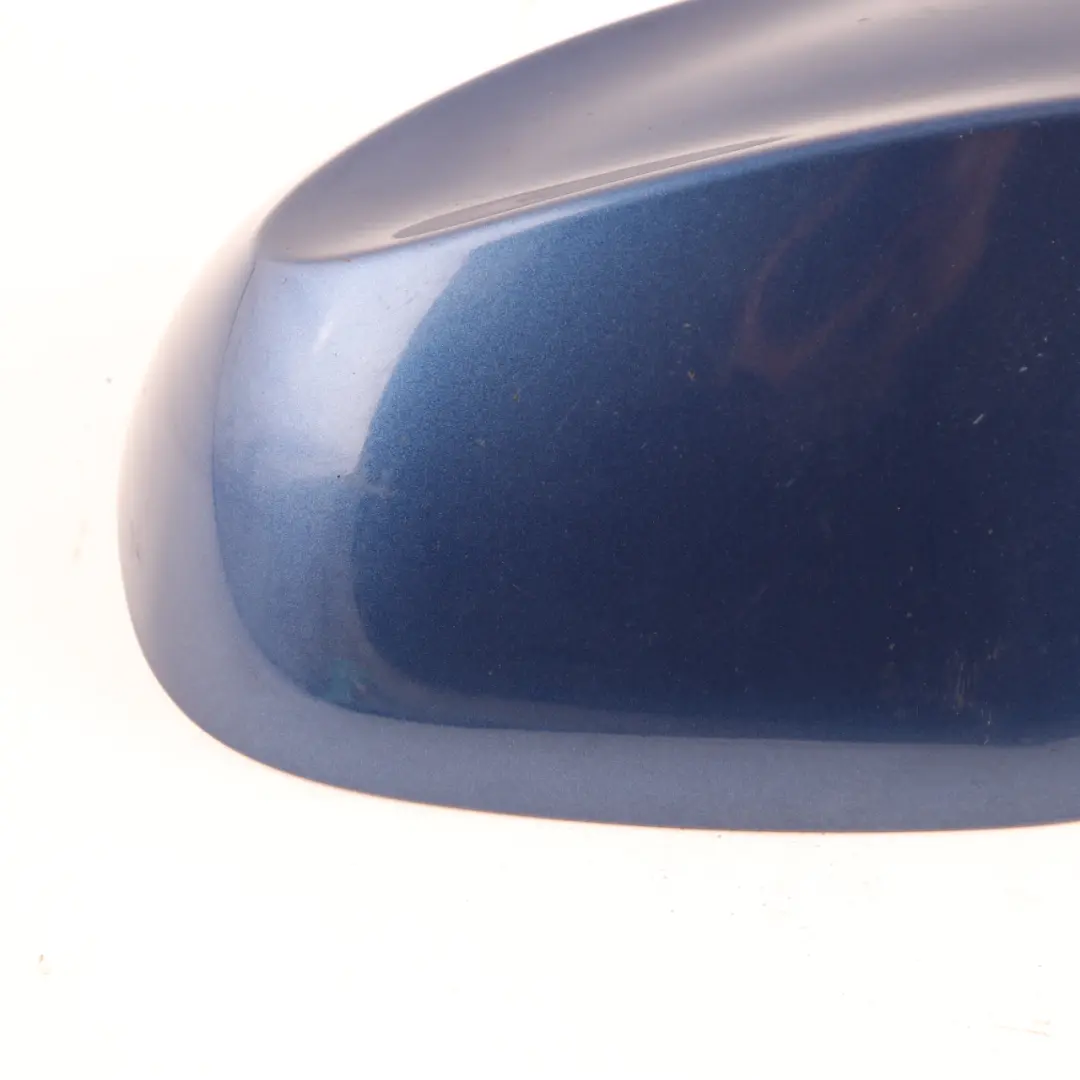 Wing Mirror Cover BMW E81 E87 LCI Cap Casing Left N/S Montegoblau Blue A51 to with Part number 0038345 Wing Mirror Cover BMW E81 E87 LCI Cap Casing Left N/S Montegoblau Blue A51 - SKU 0038345-MTB - Part number 0038345