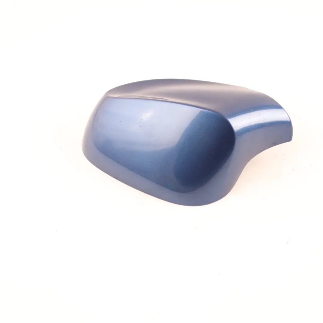 Wing Mirror Cover BMW E81 E87 LCI Cap Casing Left N/S Montegoblau Blue A51 to with Part number 0038345 Wing Mirror Cover BMW E81 E87 LCI Cap Casing Left N/S Montegoblau Blue A51 - SKU 0038345-MTB - Part number 0038345