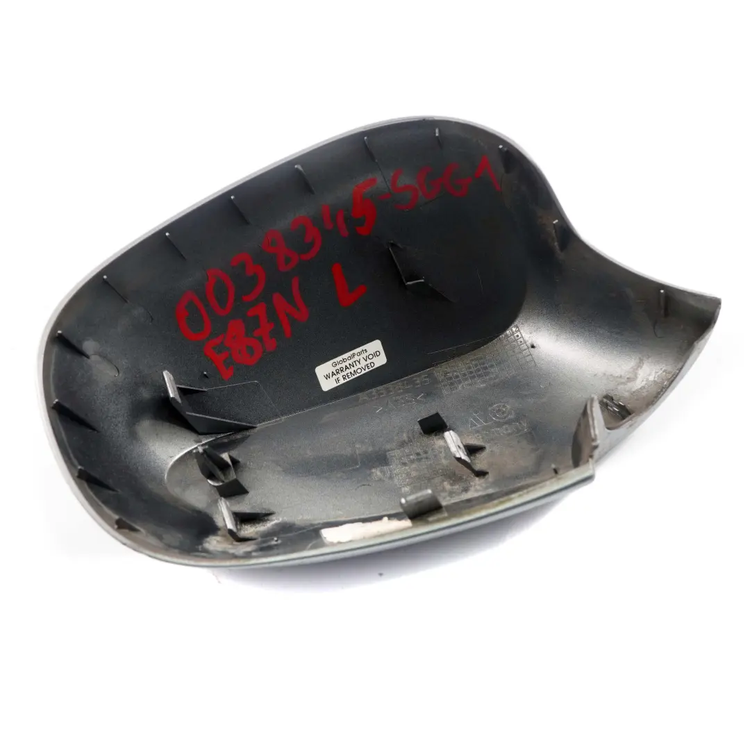 Wing Mirror Cover BMW E81 E87 LCI Cap Casing Left N/S Spacegrau Space Grey A52 to with Part number 0038345 Wing Mirror Cover BMW E81 E87 LCI Cap Casing Left N/S Spacegrau Space Grey A52 - SKU 0038345-SCG1 - Part number 0038345