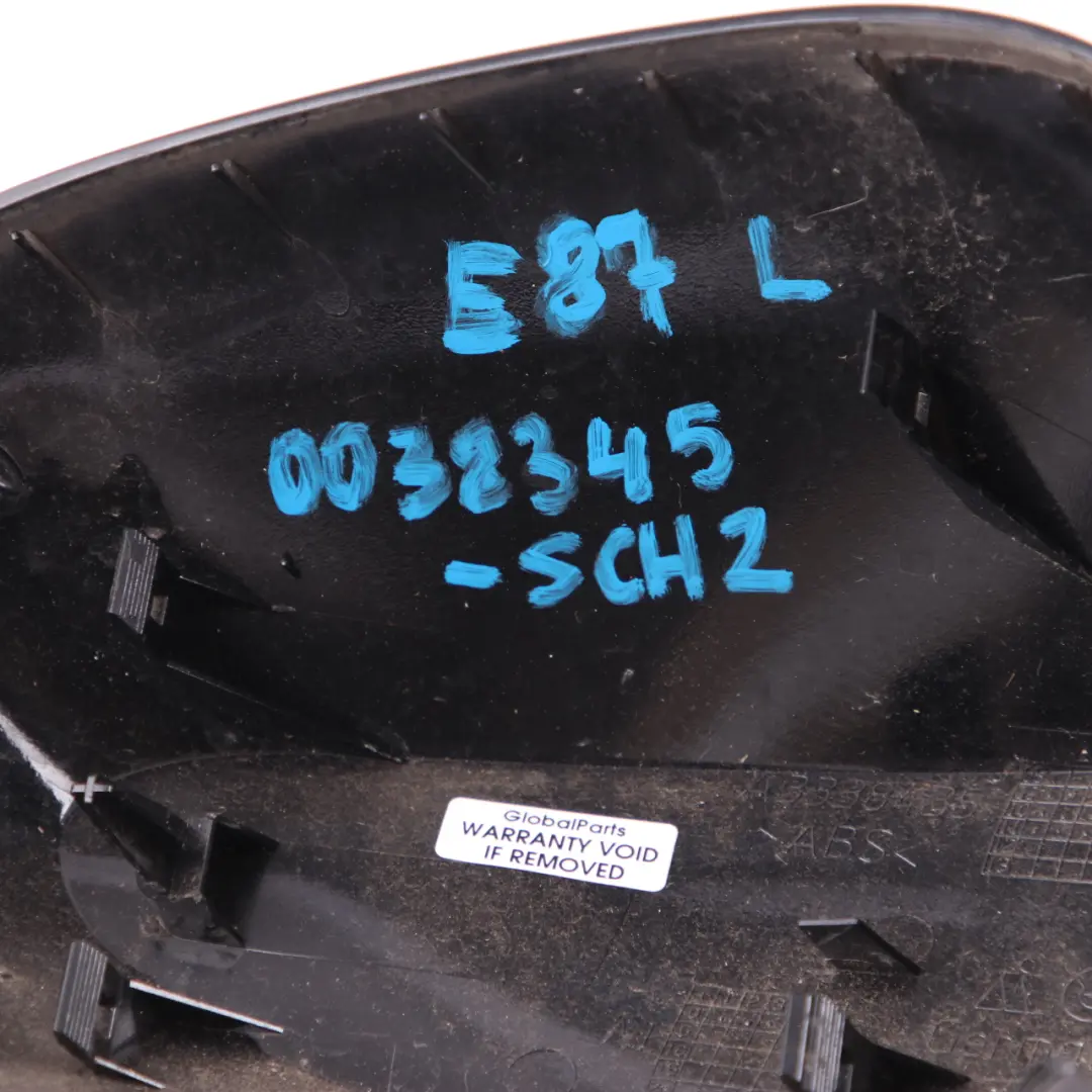 Cover Wing Mirror BMW E81 E87N LCI 3 Cap Casing Left N/S Schwarz 2 Black 668 - SKU 0038345-SCH3 - Part number 0038345