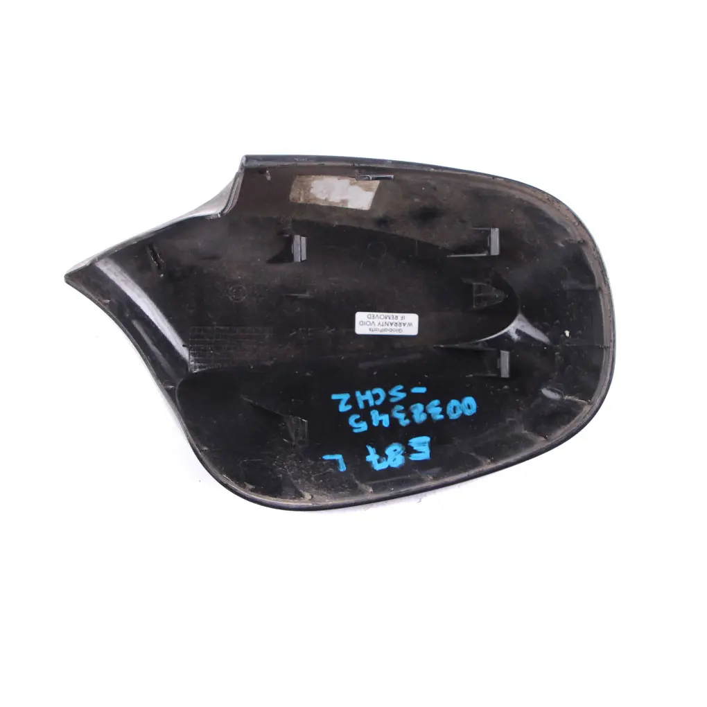 Cover Wing Mirror BMW E81 E87N LCI 3 Cap Casing Left N/S Schwarz 2 Black 668 - SKU 0038345-SCH3 - Part number 0038345