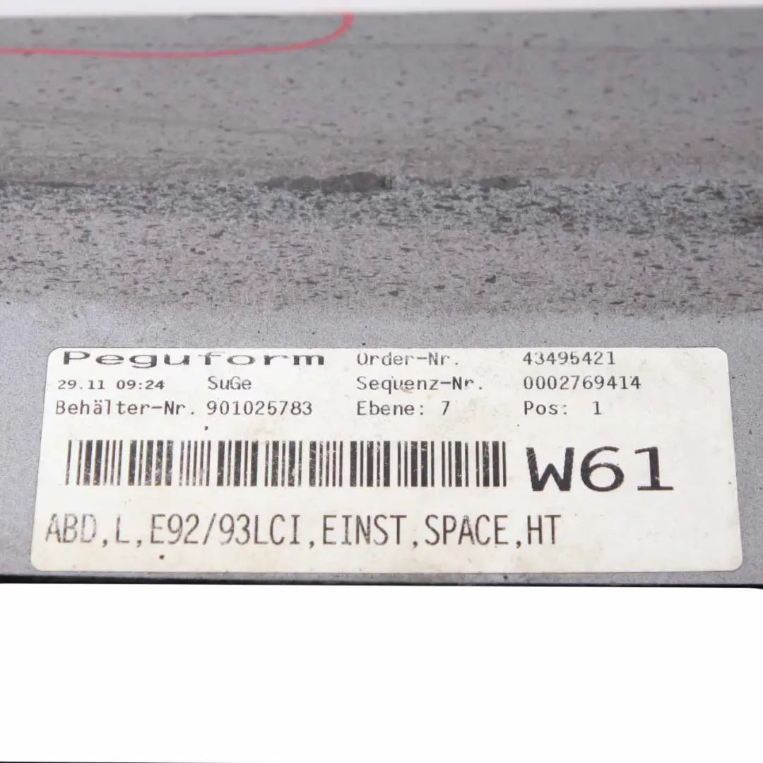  Side Skirt BMW E92 E93 LCI Sill Strip Left N/S Spacegrau Space Grey A52 - SKU 0038433-SCG - Part number 0038433