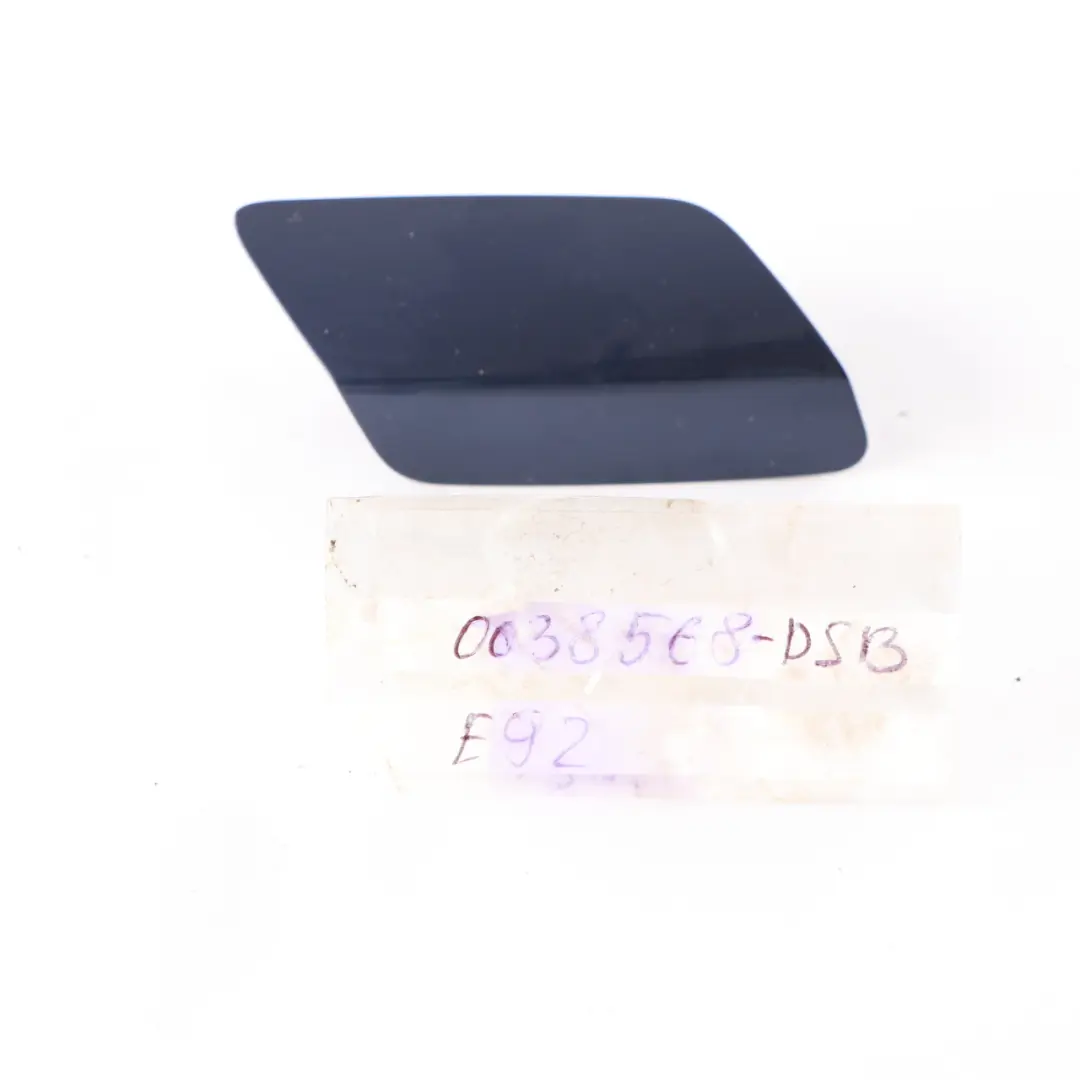 Headlight Washer Nozzle Cover Flap Right O/S Deep Sea Blue 7253394 to BMW E92 LCI with Part number 0038568 BMW E92 LCI Headlight Washer Nozzle Cover Flap Right O/S Deep Sea Blue 7253394 - SKU 0038568-DSB - Part number 0038568