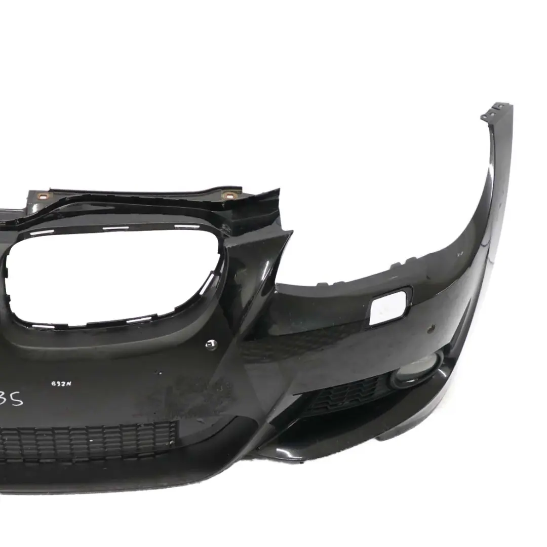 BMW 3 E92 E93 LCI M Sport Front Bumper Trim Panel Black Sapphire - 475 - SKU 0038570-BS - Part number 0038570