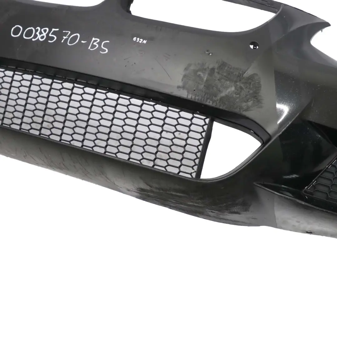 BMW 3 E92 E93 LCI M Sport Front Bumper Trim Panel Black Sapphire - 475 - SKU 0038570-BS - Part number 0038570