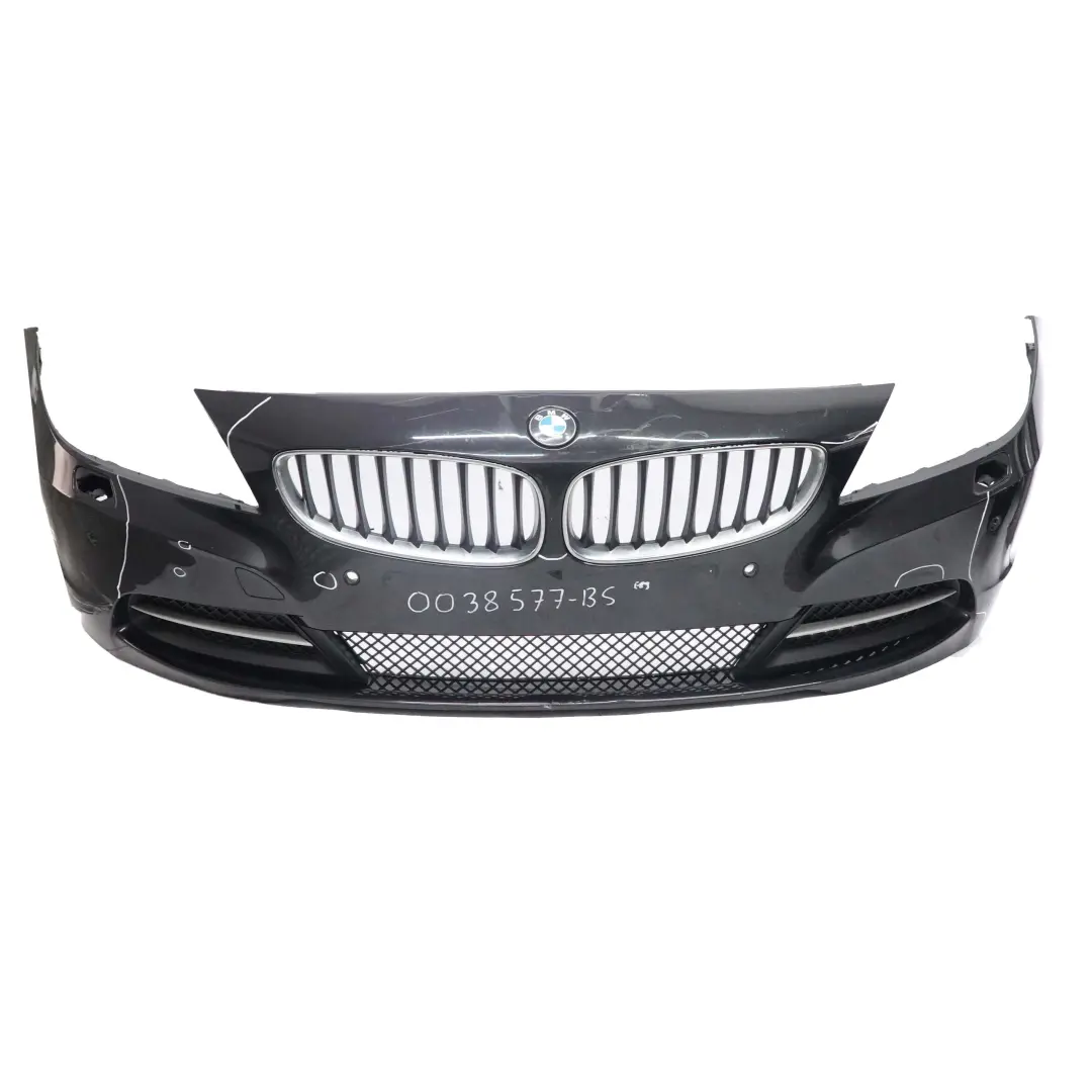 Front Bumper Trim Panel Black Sapphire - 475 to BMW Z4 E89 Convertible Roadster with Part number 0038577 BMW Z4 E89 Convertible Roadster Front Bumper Trim Panel Black Sapphire - 475 - SKU 0038577-BS - Part number 0038577