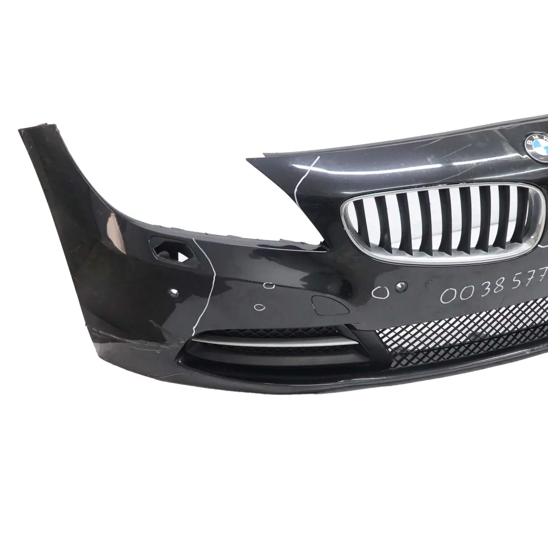BMW Z4 E89 Convertible Roadster Front Bumper Trim Panel Black Sapphire - 475 - SKU 0038577-BS - Part number 0038577