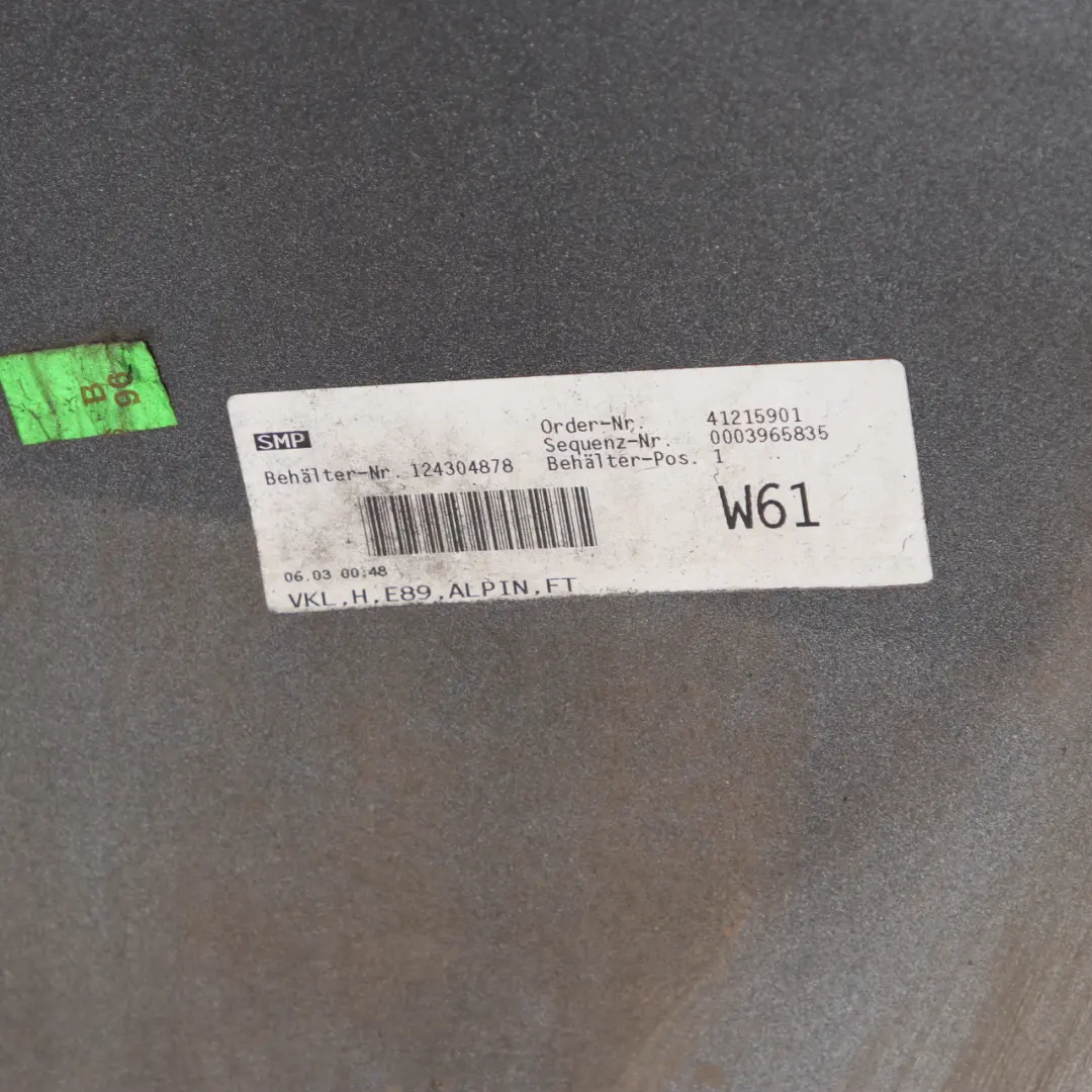 Bumper BMW Z4 E89 Roadster PDC Trim Panel Alpinweiss Alpine White - 300 to Rear with Part number 0038582 Rear Bumper BMW Z4 E89 Roadster PDC Trim Panel Alpinweiss Alpine White - 300 - SKU 0038582-AW - Part number 0038582