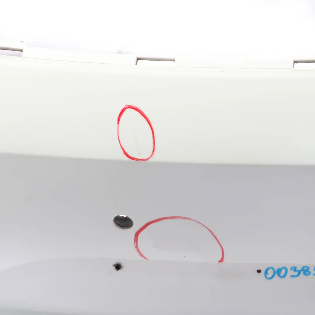 Bumper BMW Z4 E89 Roadster PDC Trim Panel Alpinweiss Alpine White - 300 to Rear with Part number 0038582 Rear Bumper BMW Z4 E89 Roadster PDC Trim Panel Alpinweiss Alpine White - 300 - SKU 0038582-AW - Part number 0038582