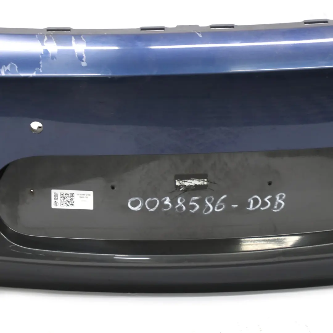 Bumper BMW Z4 E89 M Sport PDC Trim Panel Tiefseeblau Deep Sea Blue - A76 to Rear with Part number 0038586 Rear Bumper BMW Z4 E89 M Sport PDC Trim Panel Tiefseeblau Deep Sea Blue - A76 - SKU 0038586-DSB - Part number 0038586