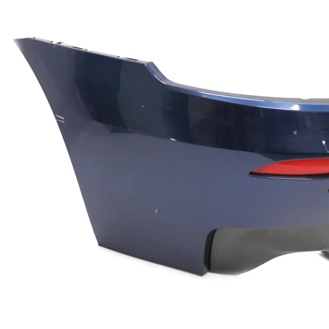 Bumper BMW Z4 E89 M Sport PDC Trim Panel Tiefseeblau Deep Sea Blue - A76 to Rear with Part number 0038586 Rear Bumper BMW Z4 E89 M Sport PDC Trim Panel Tiefseeblau Deep Sea Blue - A76 - SKU 0038586-DSB - Part number 0038586
