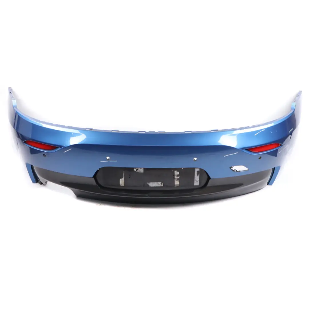 Bumper BMW Z4 E89 M Sport PDC Trim Panel Estoril Blue Metallic - B45 to Rear with Part number 0038586 Rear Bumper BMW Z4 E89 M Sport PDC Trim Panel Estoril Blue Metallic - B45 - SKU 0038586-EB - Part number 0038586