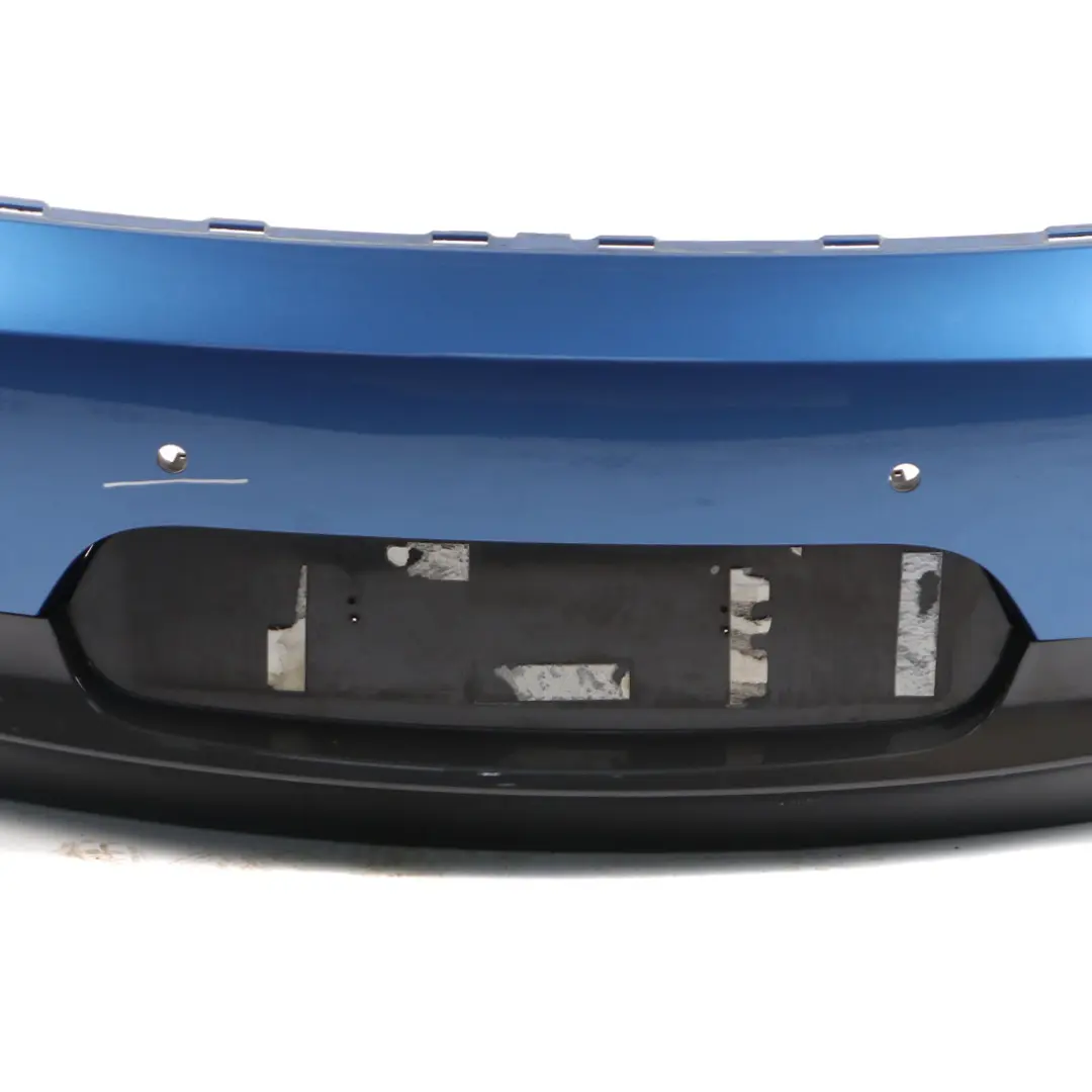 Bumper BMW Z4 E89 M Sport PDC Trim Panel Estoril Blue Metallic - B45 to Rear with Part number 0038586 Rear Bumper BMW Z4 E89 M Sport PDC Trim Panel Estoril Blue Metallic - B45 - SKU 0038586-EB - Part number 0038586