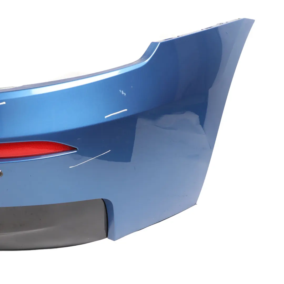 Bumper BMW Z4 E89 M Sport PDC Trim Panel Estoril Blue Metallic - B45 to Rear with Part number 0038586 Rear Bumper BMW Z4 E89 M Sport PDC Trim Panel Estoril Blue Metallic - B45 - SKU 0038586-EB - Part number 0038586
