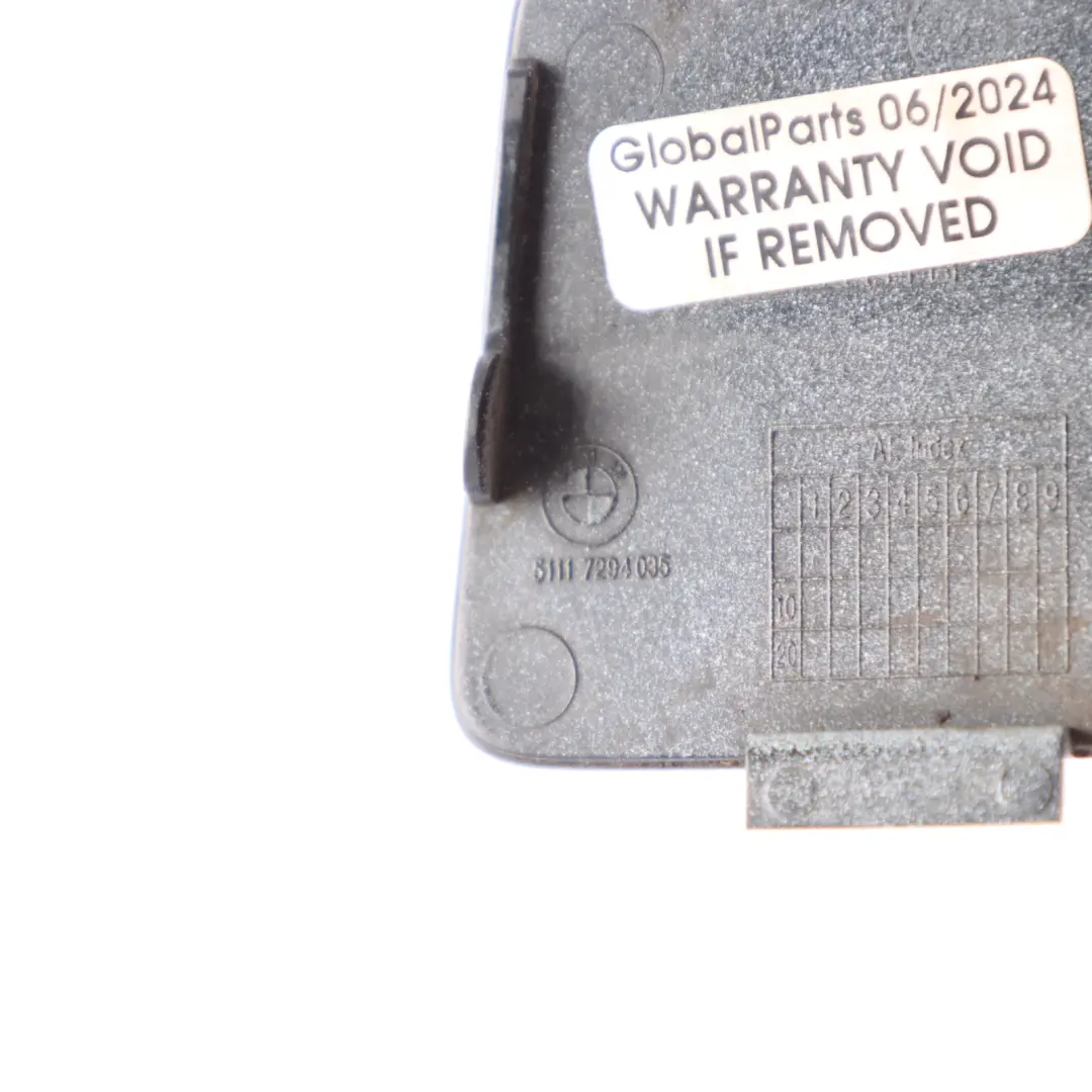 Towing Eye BMW F20 F21 Front Bumper Flap Alpinweiss III Alpine White 300 7294035 to with Part number 0038861 Towing Eye BMW F20 F21 Front Bumper Flap Alpinweiss III Alpine White 300 7294035 - SKU 0038861-AW1 - Part number 0038861