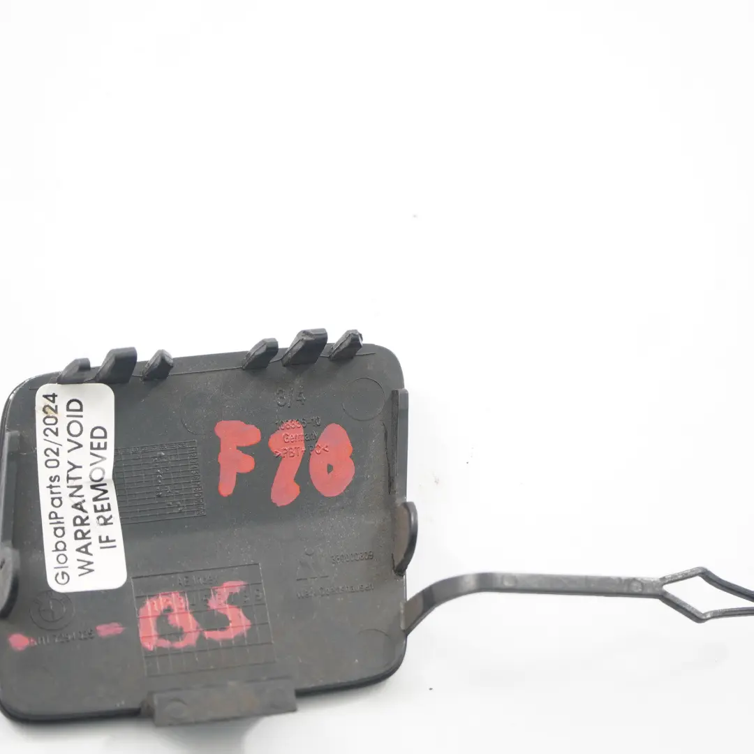 BMW F20 F21 parachoques delantero tapa aleta ojo remolque Negro Zafiro 7294035 - SKU 0038861-BS - Número de pieza 0038861