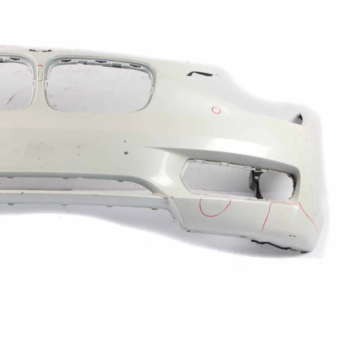 BMW F20 F21 Front Bumper Complete Trim Panel Mineralweiss Mineral White - A96 - SKU 0038862-MW - Part number 0302439