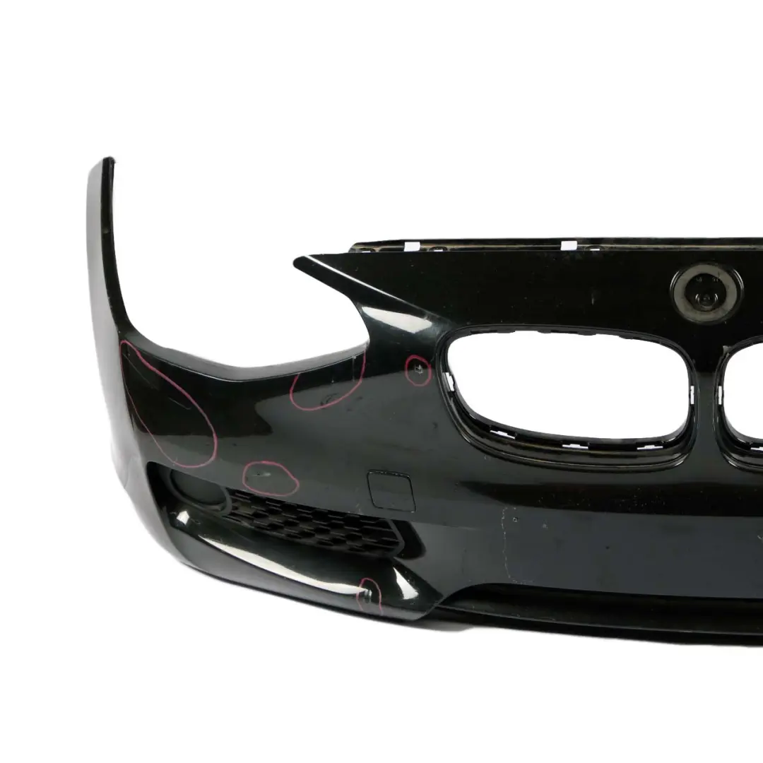 Complete Front Bumper Trim Panel Schwarz 2 Black - 668 to BMW 1 F20 F21 with Part number 0302439 BMW 1 F20 F21 Complete Front Bumper Trim Panel Schwarz 2 Black - 668 - SKU 0038862-SCH - Part number 0302439