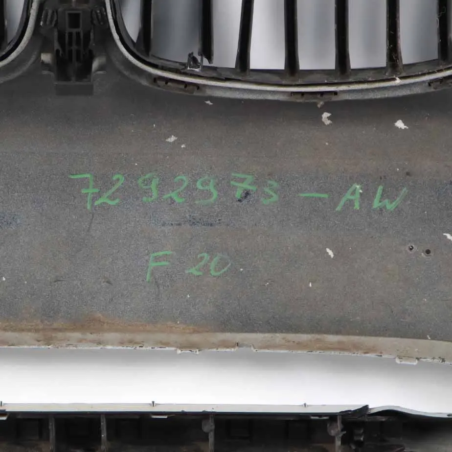 Bumper Front Complete Trim Panel Covering Alpinweiss White - 300 to BMW F20 F21 with Part number 0038868 BMW F20 F21 Bumper Front Complete Trim Panel Covering Alpinweiss White - 300 - SKU 0038868-AW - Part number 0038868