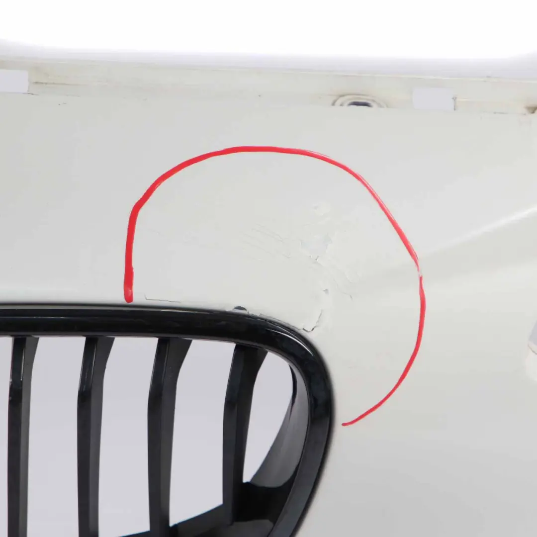 Bumper Front Complete Trim Panel Covering Alpinweiss White - 300 to BMW F20 F21 with Part number 0038868 BMW F20 F21 Bumper Front Complete Trim Panel Covering Alpinweiss White - 300 - SKU 0038868-AW - Part number 0038868