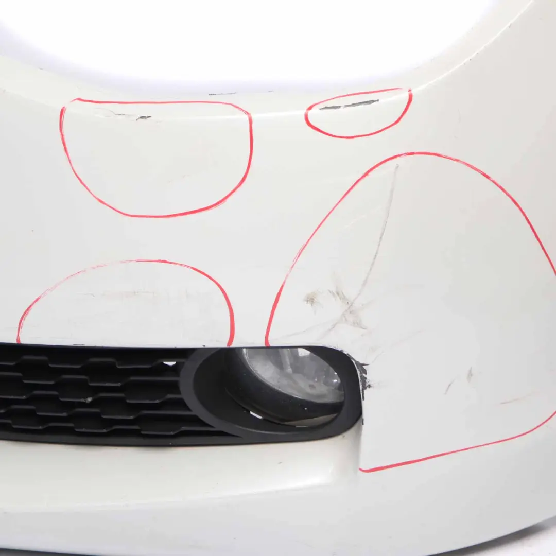 Bumper Front Complete Trim Panel Covering Alpinweiss White - 300 to BMW F20 F21 with Part number 0038868 BMW F20 F21 Bumper Front Complete Trim Panel Covering Alpinweiss White - 300 - SKU 0038868-AW - Part number 0038868