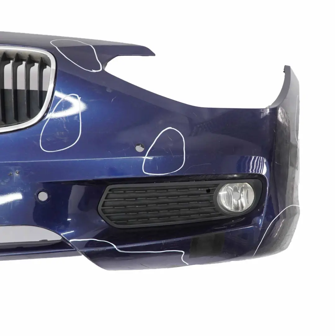 Bumper Front Trim Panel Covering Tiefseeblau Blue - A76 to BMW F20 F21 with Part number 0038868 BMW F20 F21 Bumper Front Trim Panel Covering Tiefseeblau Blue - A76 - SKU 0038868-DSB - Part number 0038868