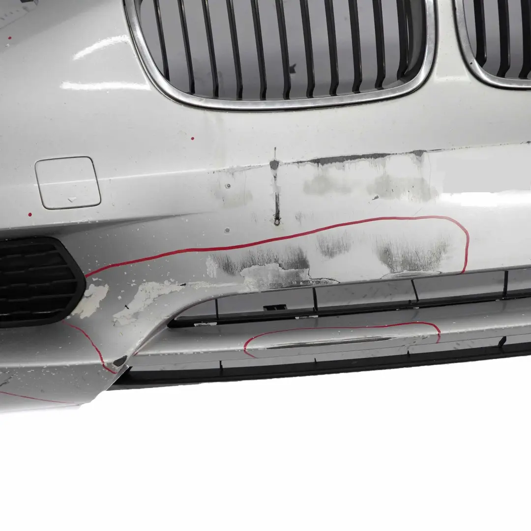 BMW F20 F21 Bumper Front Trim Panel Covering Glacier Silver Metallic - A83 - SKU 0038868-GSB - Part number 0038868