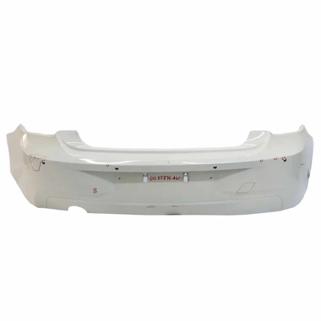 Bumper Trim Panel Alpinweiss Alpine White - 300 to BMW F20 F21 Rear with Part number 0038876 BMW F20 F21 Rear Bumper Trim Panel Alpinweiss Alpine White - 300 - SKU 0038876-AW - Part number 0038876