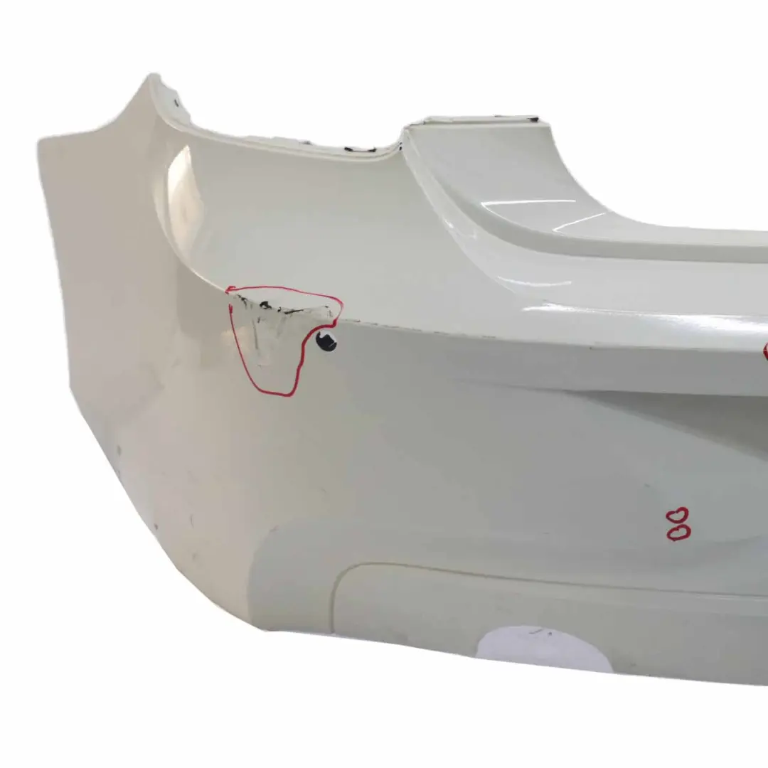 Bumper Trim Panel Alpinweiss Alpine White - 300 to BMW F20 F21 Rear with Part number 0038876 BMW F20 F21 Rear Bumper Trim Panel Alpinweiss Alpine White - 300 - SKU 0038876-AW - Part number 0038876