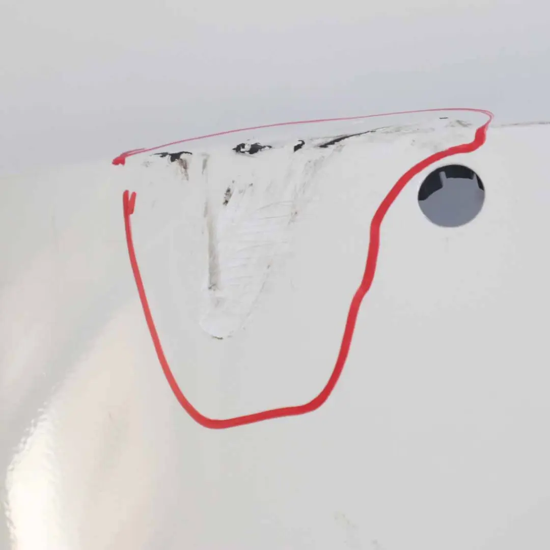 BMW F20 F21 Rear Bumper Trim Panel Alpinweiss Alpine White - 300 - SKU 0038876-AW - Part number 0038876