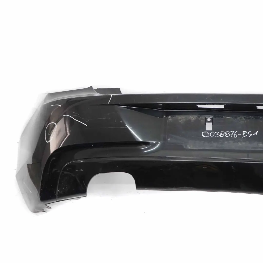BMW 1 Series F20 F21 Rear Bumper Trim Panel Black Sapphire Metallic - 475 - SKU 0038876-BS1 - Part number 0038876