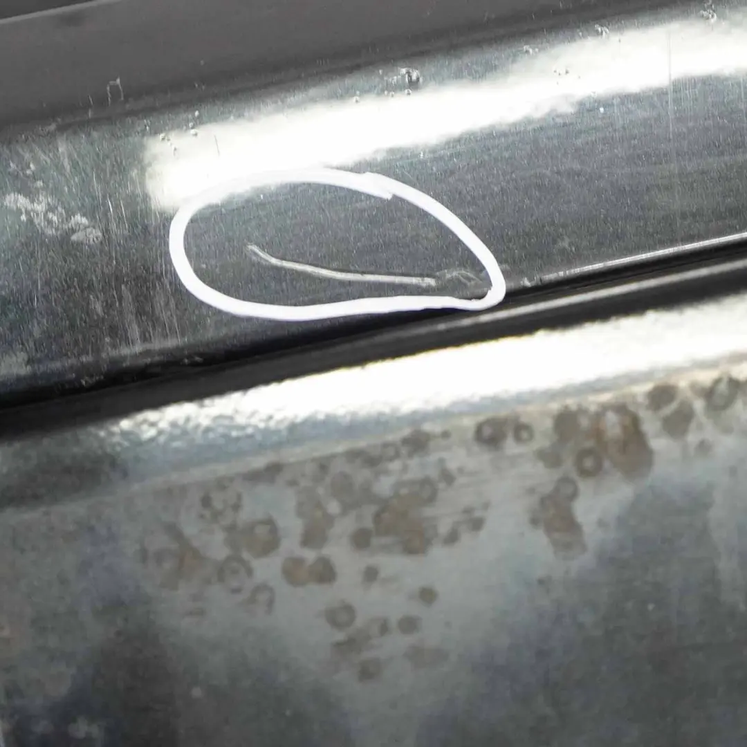 BMW 1 Series F20 F21 Rear Bumper Trim Panel Black Sapphire Metallic - 475 - SKU 0038876-BS1 - Part number 0038876