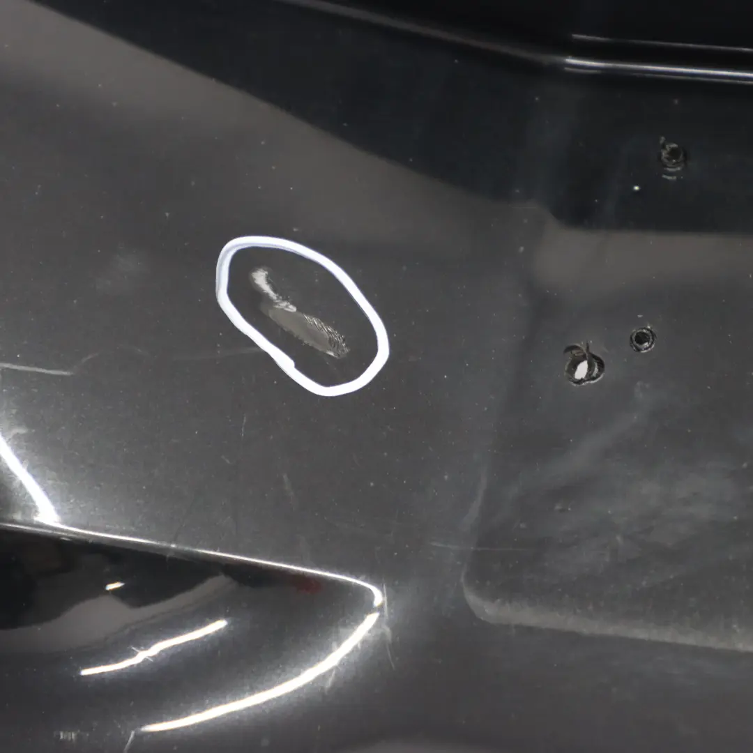 BMW F20 F21 Rear Bumper Trim Panel Black Sapphire Metallic - 475 - SKU 0038876-BS3 - Part number 0038876