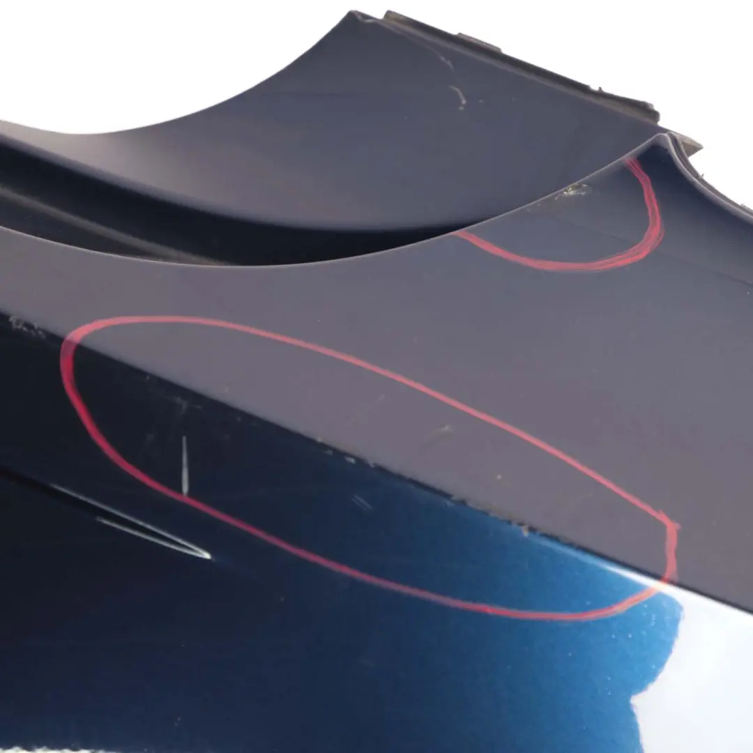 BMW 1 Series F20 F21 Rear Bumper Trim Panel Tiefseeblau Blue Metallic - A76 - SKU 0038876-DSB - Part number 0038876